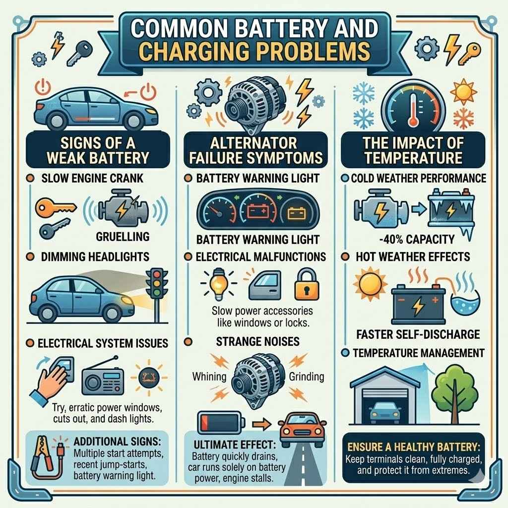 Common Battery and Charging Problems