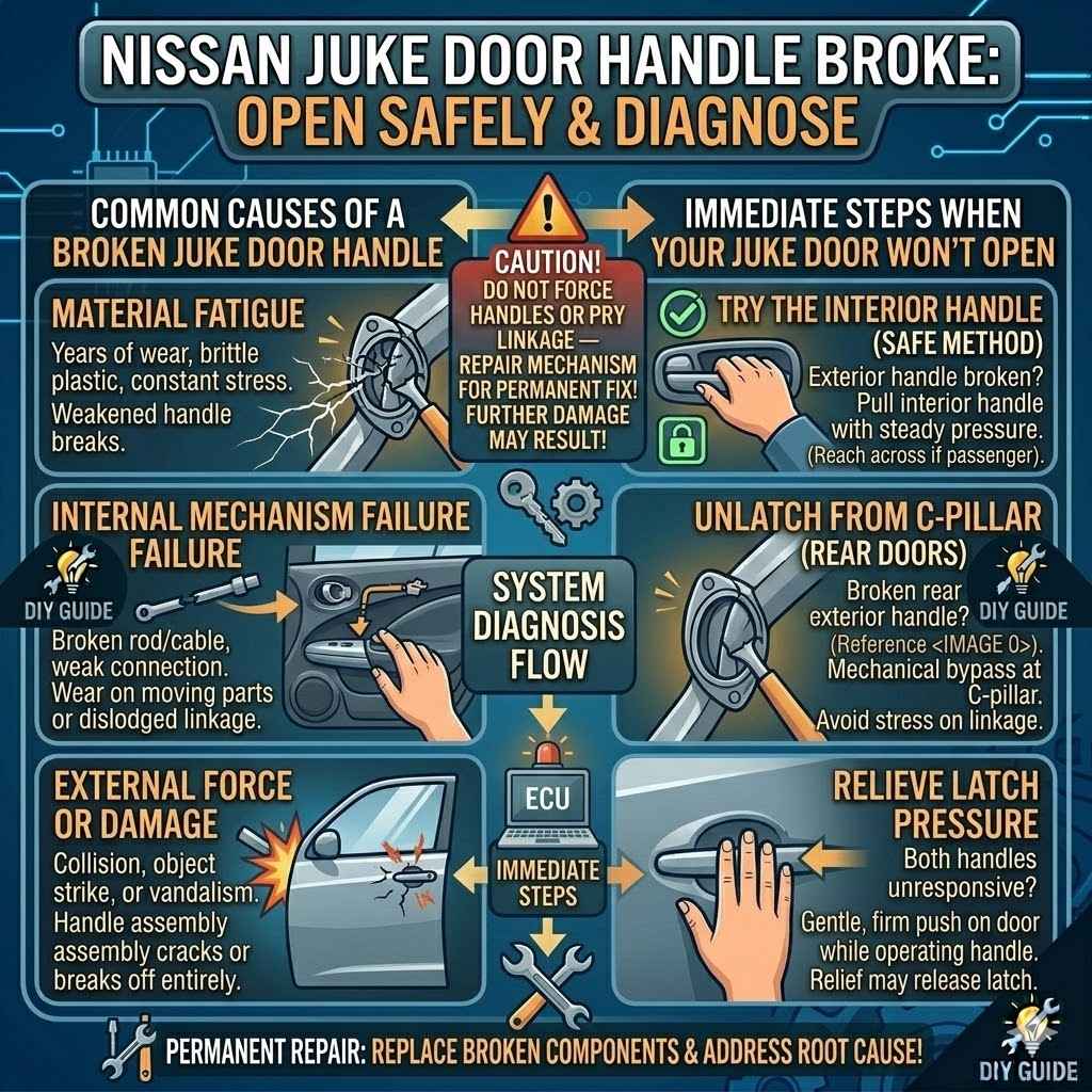 Common Causes of a Broken Juke Door Handle