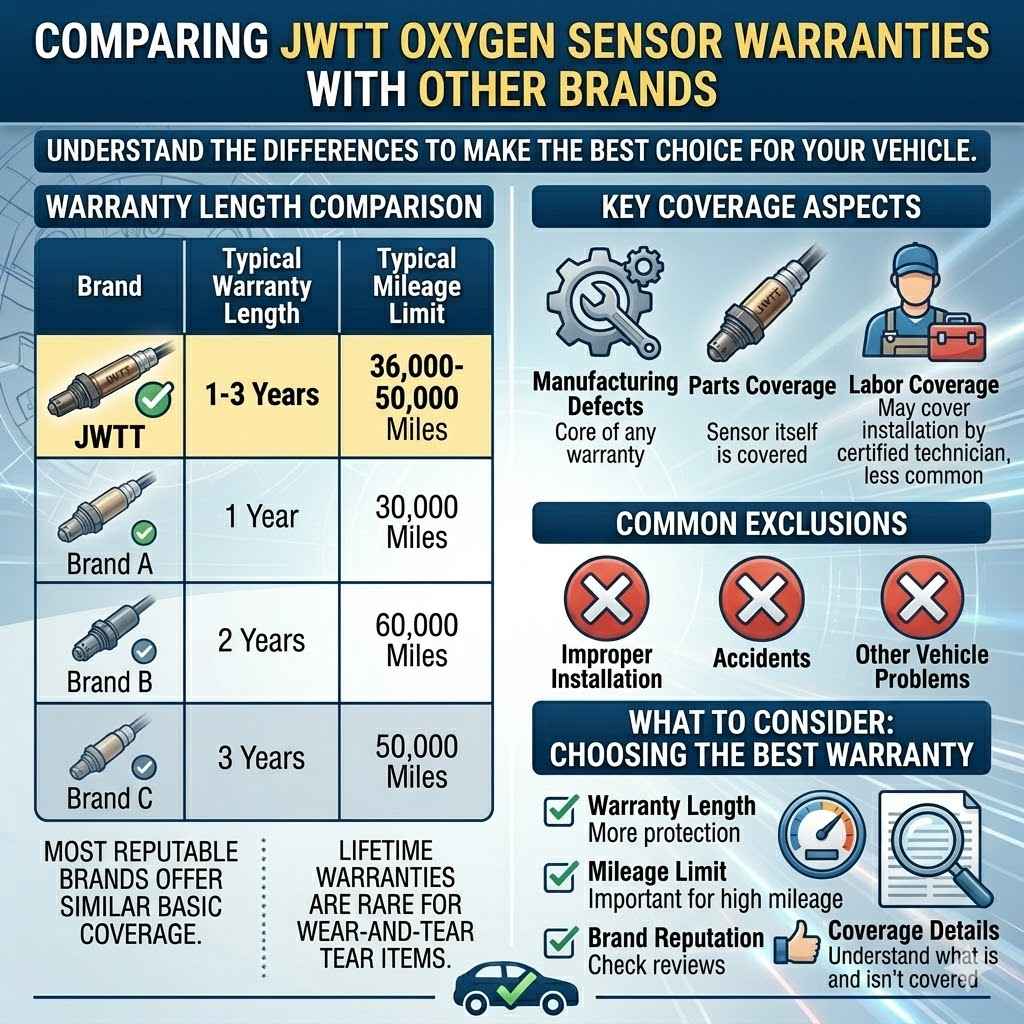 Comparing JWTT Warranties with Other Brands