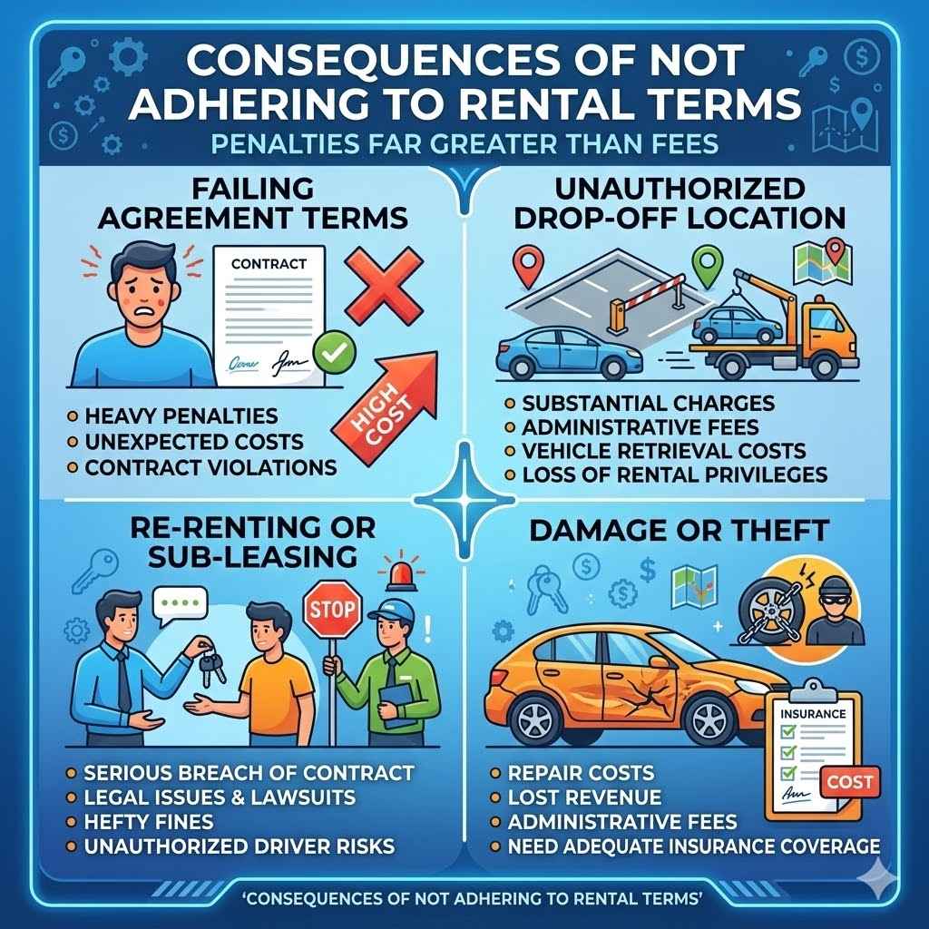 Consequences of Not Adhering to Terms