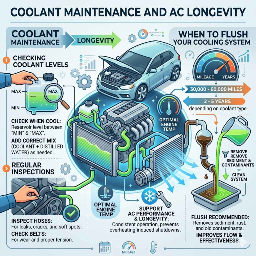 Coolant Maintenance and AC Longevity