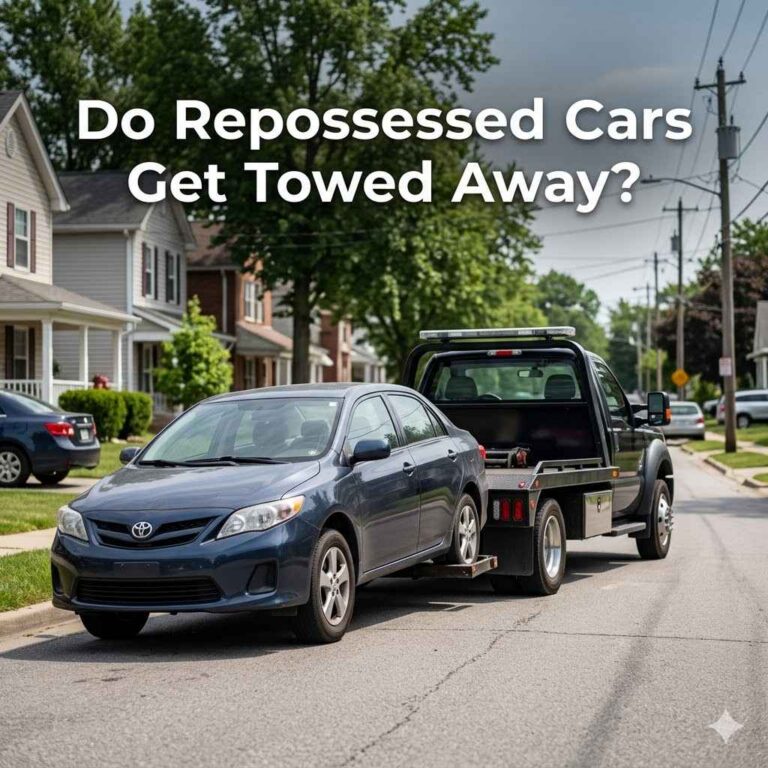 Do Repossessed Cars Get Towed Away?