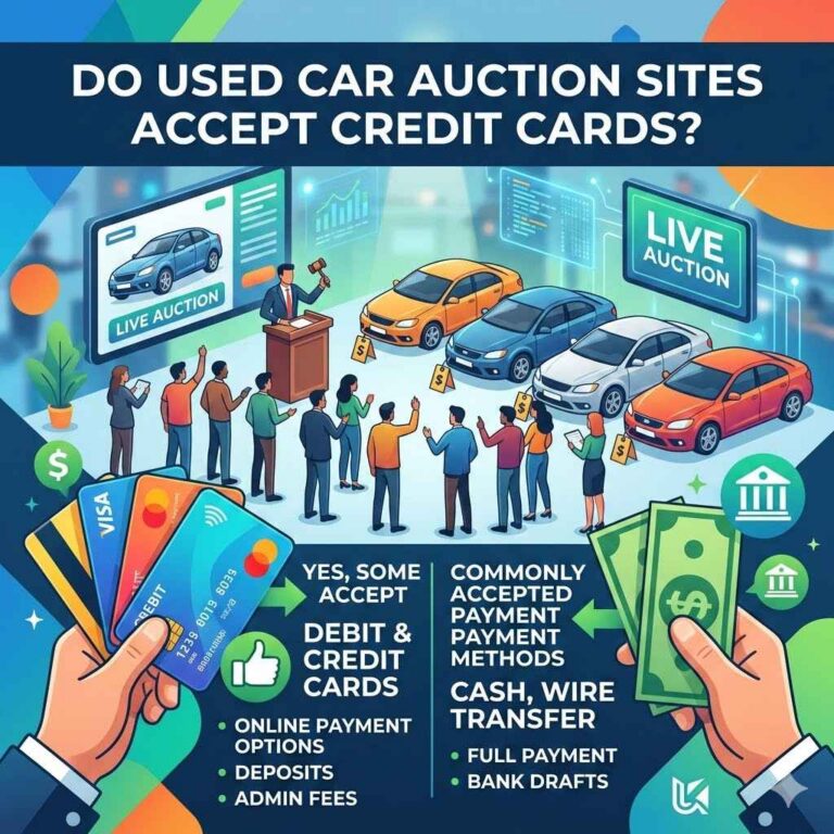 Do Used Car Auction Sites Accept Credit Cards