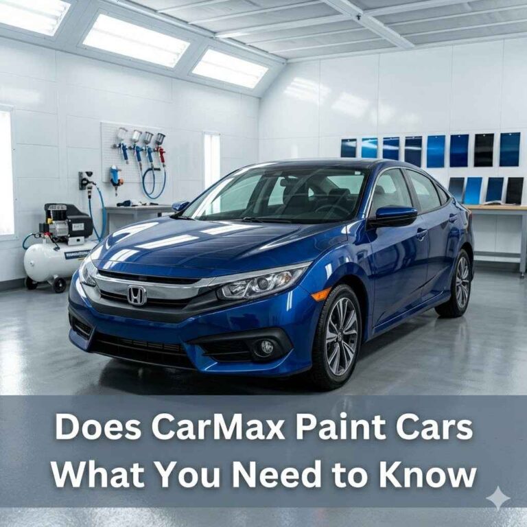 Does CarMax Paint Cars