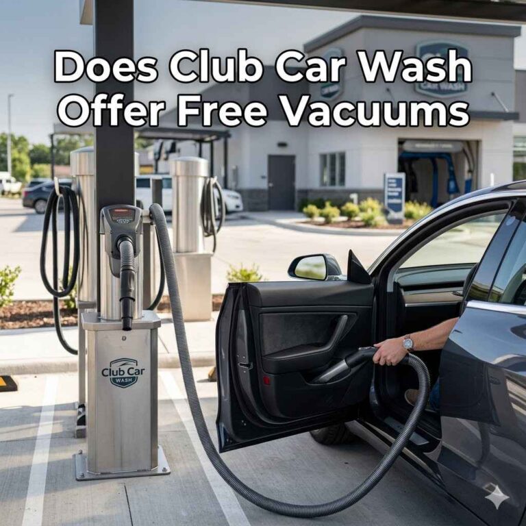 Does Club Car Wash Offer Free Vacuums