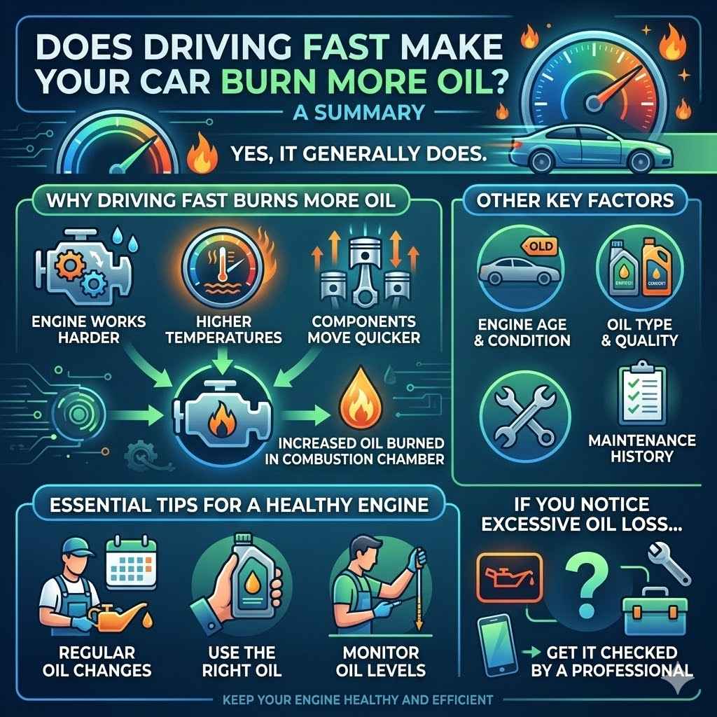 Does Driving Fast Make Your Car Burn More Oil A Summary