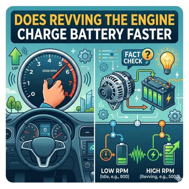 Does Revving the Engine Charge Battery Faster
