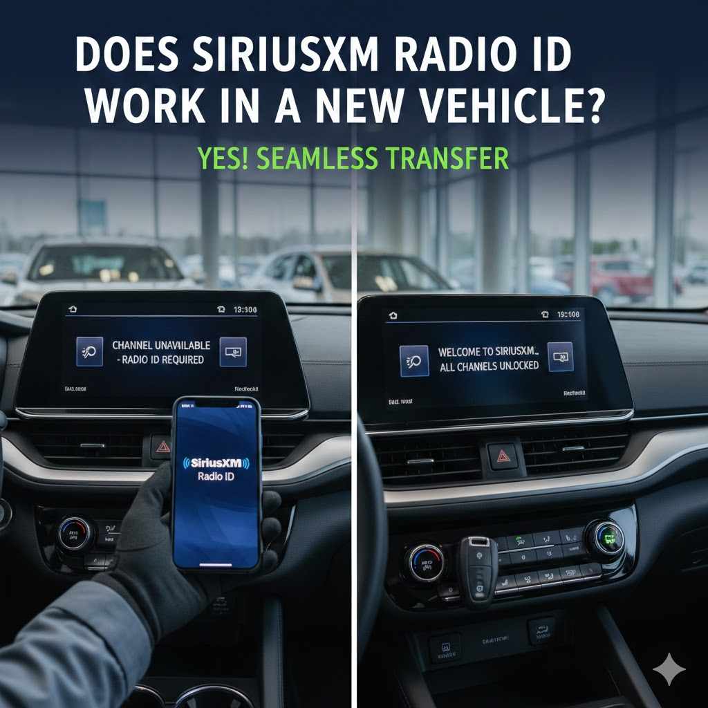Does SiriusXM Radio ID Work in a New Vehicle