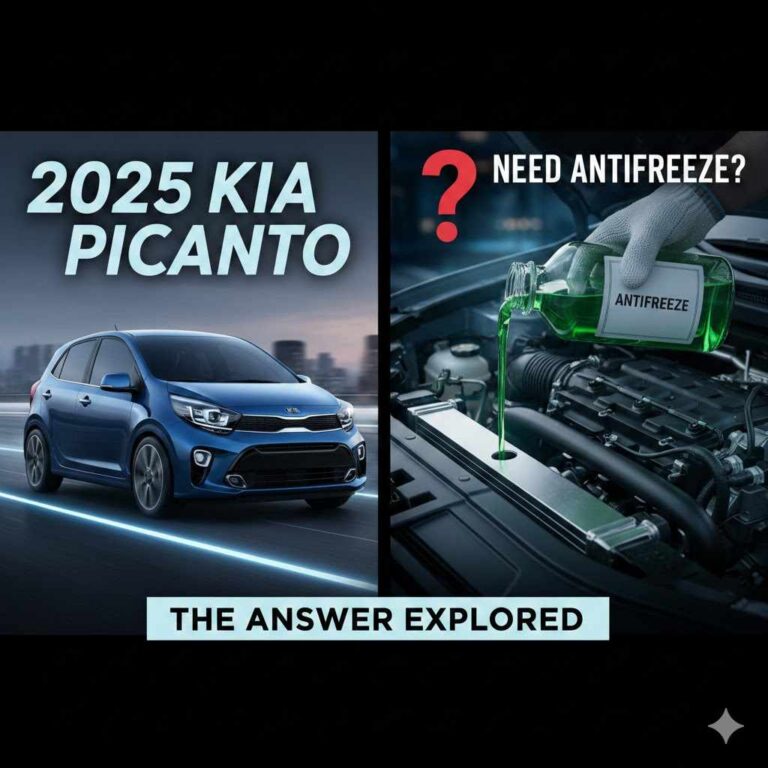 Does a 2025 Kia Picanto Need Antifreeze