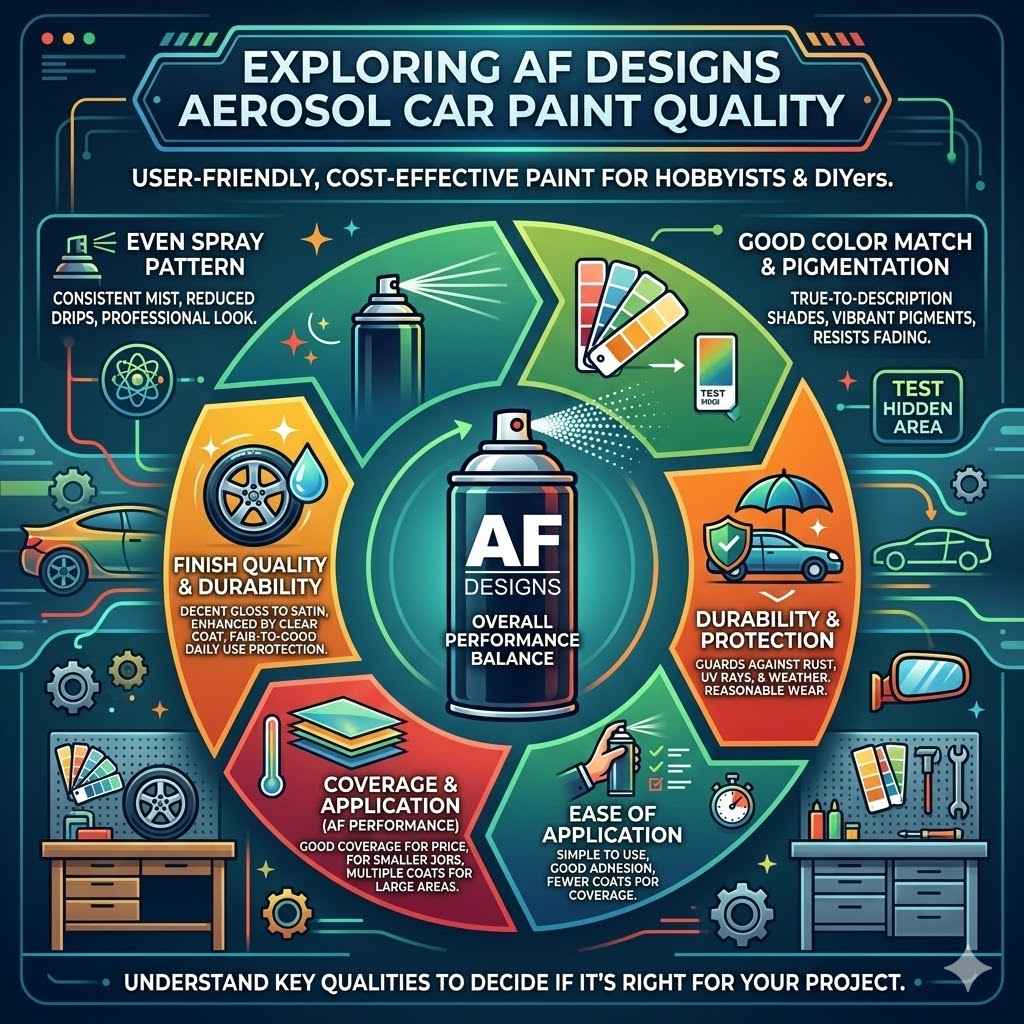 Exploring AF Designs Aerosol Car Paint Quality