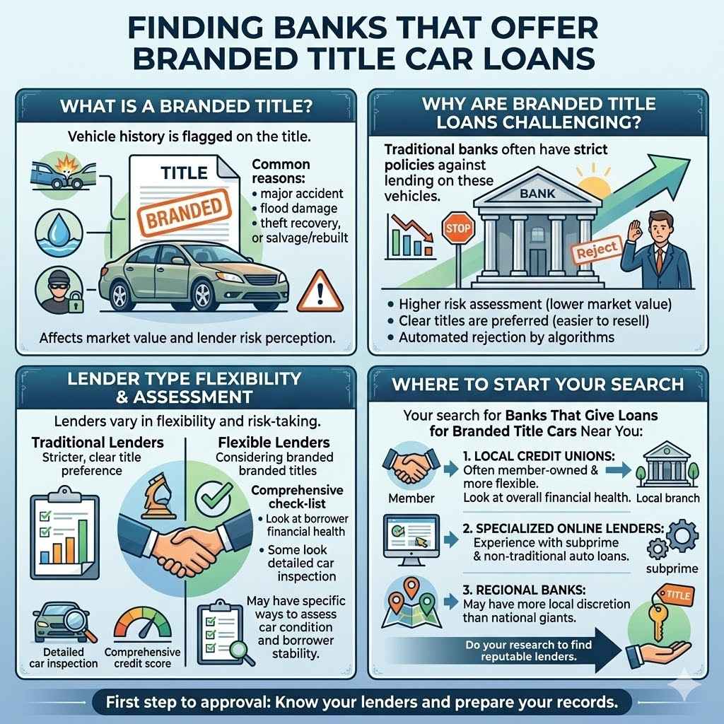 Finding Banks That Offer Branded Title Car Loans