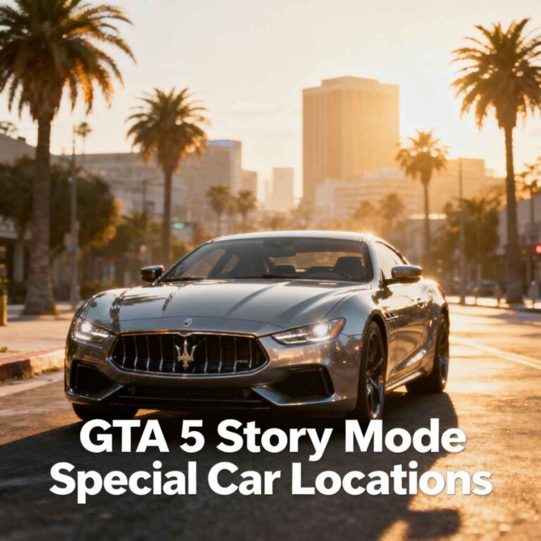 GTA 5 Story Mode Special Car Locations