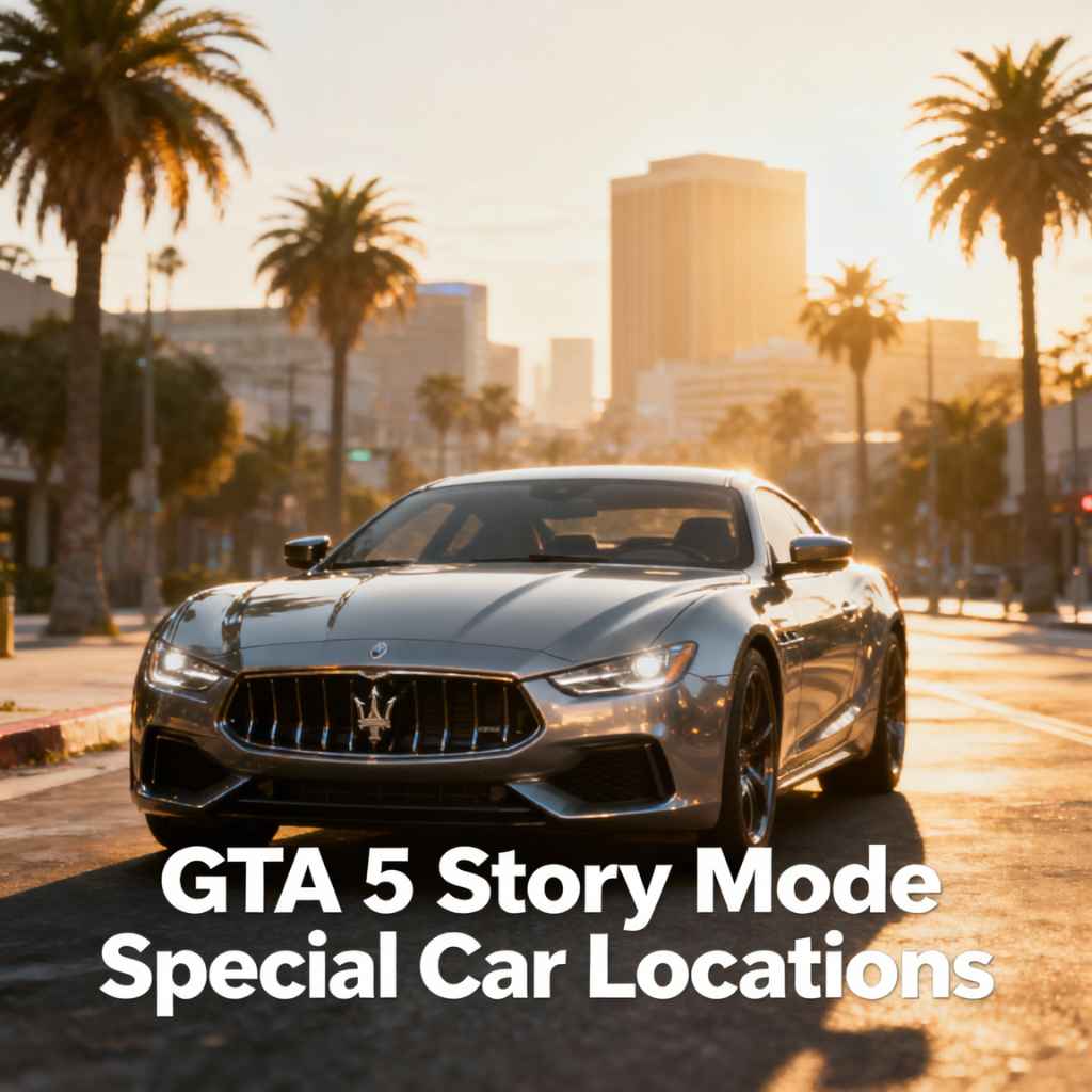 GTA 5 Story Mode Special Car Locations
