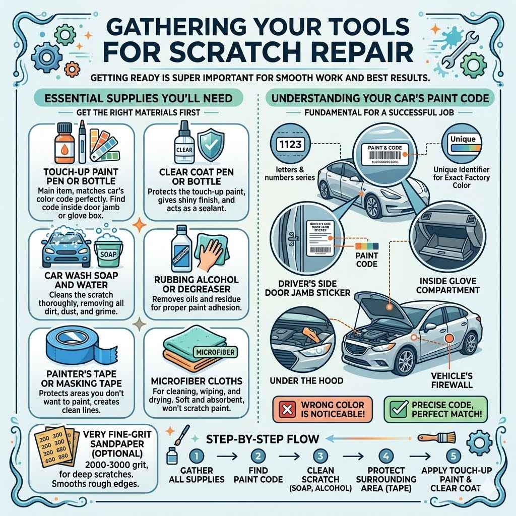 Gathering Your Tools for Scratch Repair