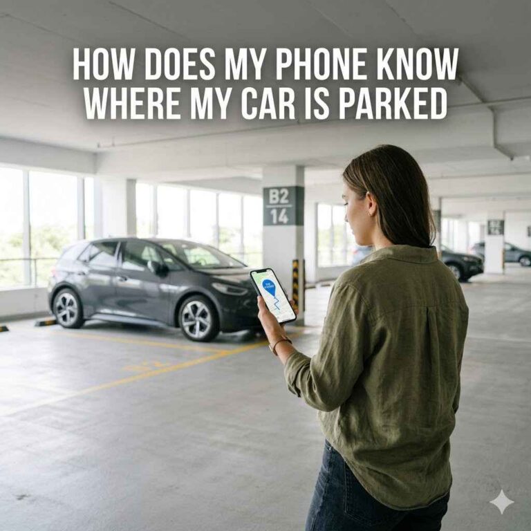 How Does My Phone Know Where My Car Is Parked