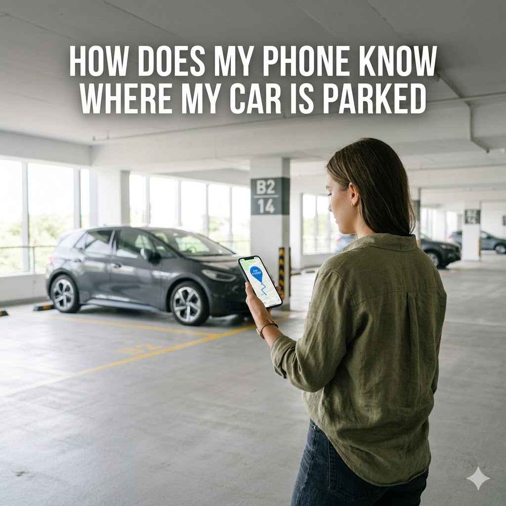 How Does My Phone Know Where My Car Is Parked