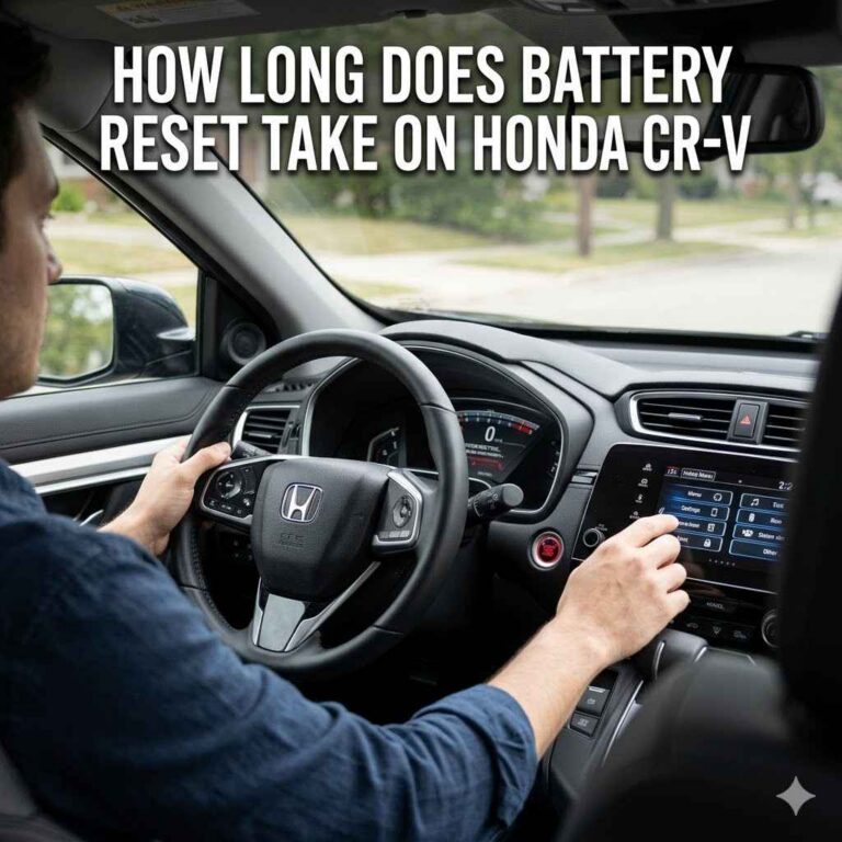 How Long Does Battery Reset Take on Honda CR-V