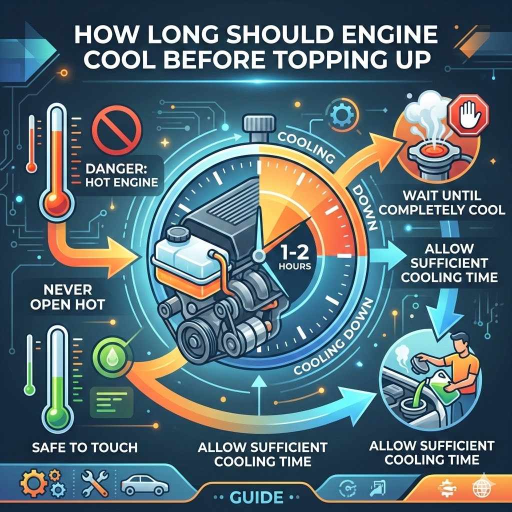How Long Should Engine Cool Before Topping Up