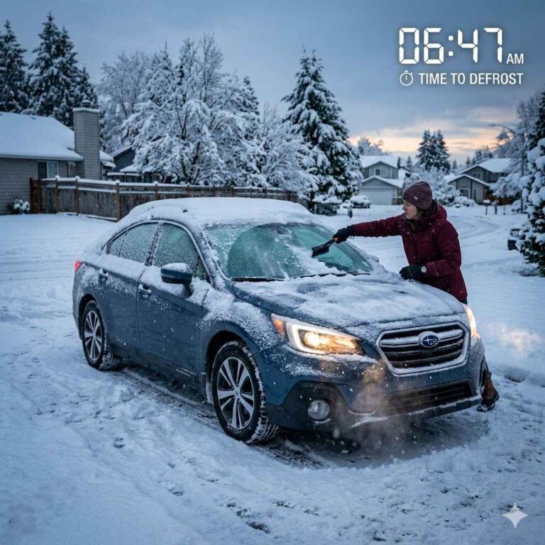 How Long to Defrost a Car From Snow?