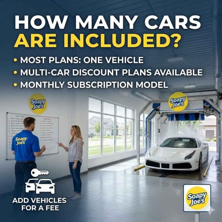 How Many Cars Are Included in Soapy Joe’s Car Wash