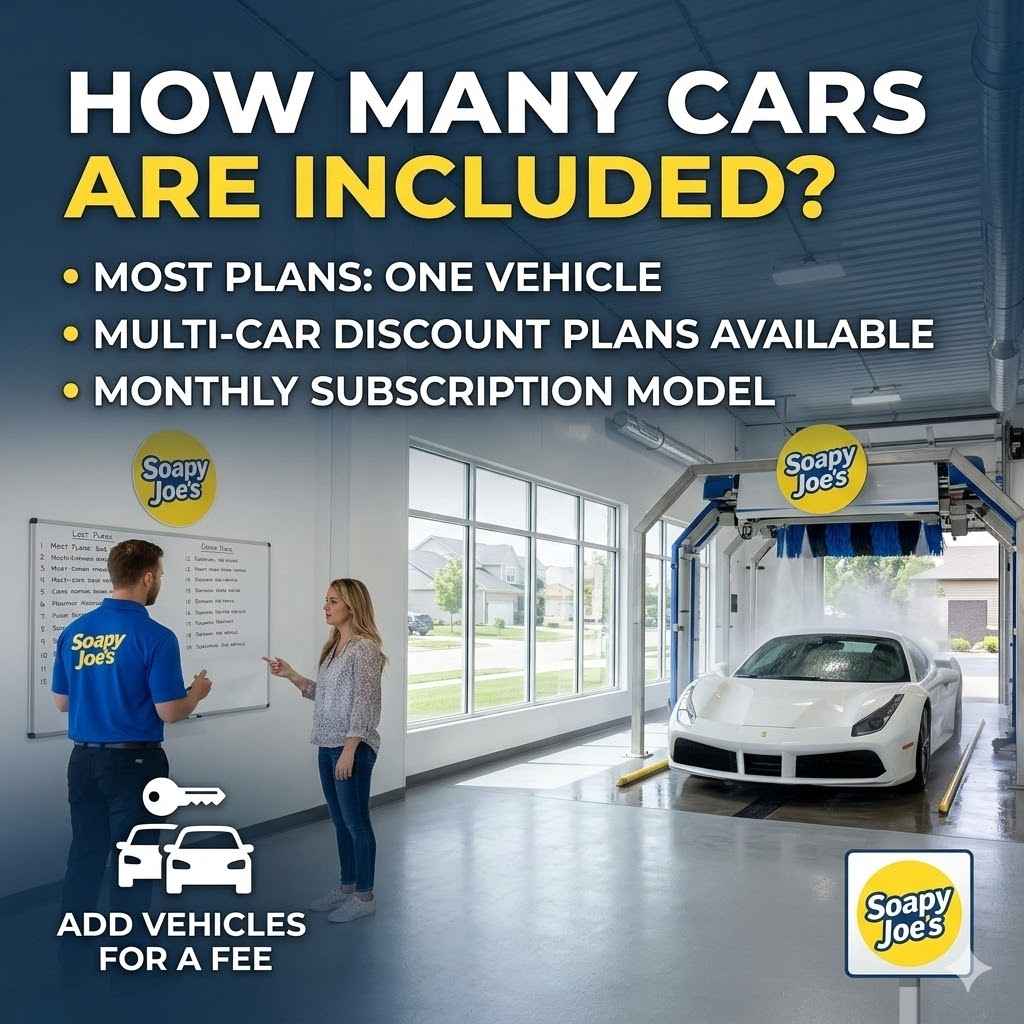How Many Cars Are Included in Soapy Joe’s Car Wash