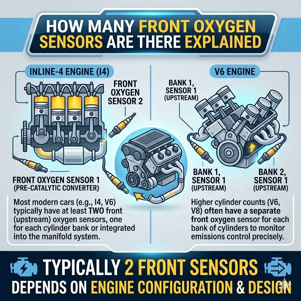 How Many Front Oxygen Sensors Are There Explained