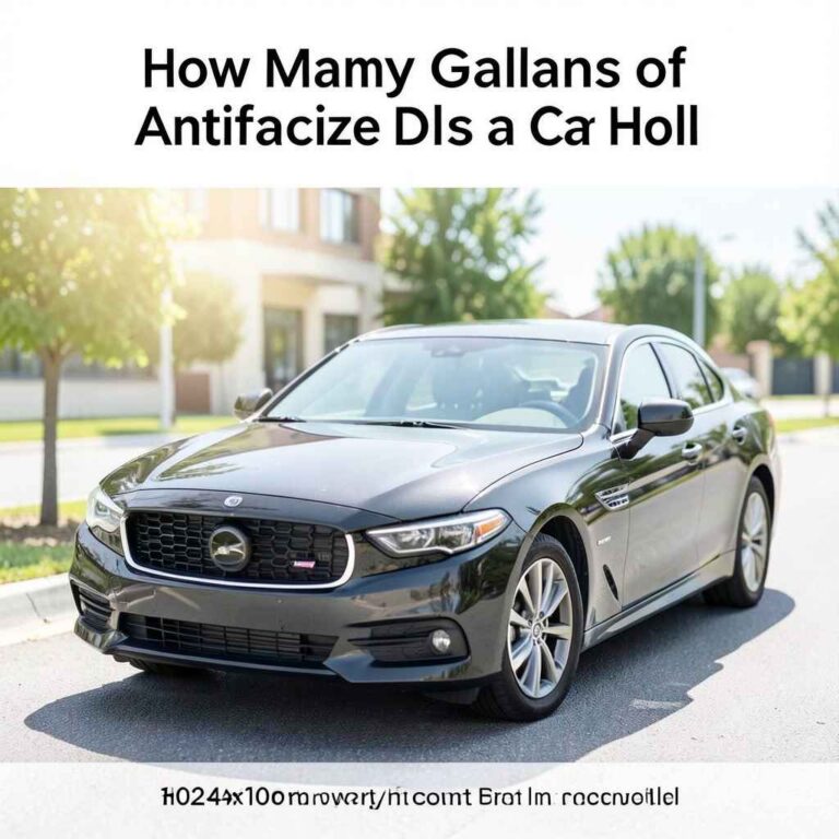 How Many Gallons of Antifreeze Does a Car Hold
