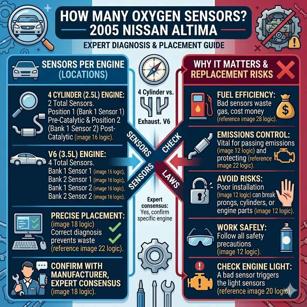 How Many Oxygen Sensors 2005 Nissan Altima