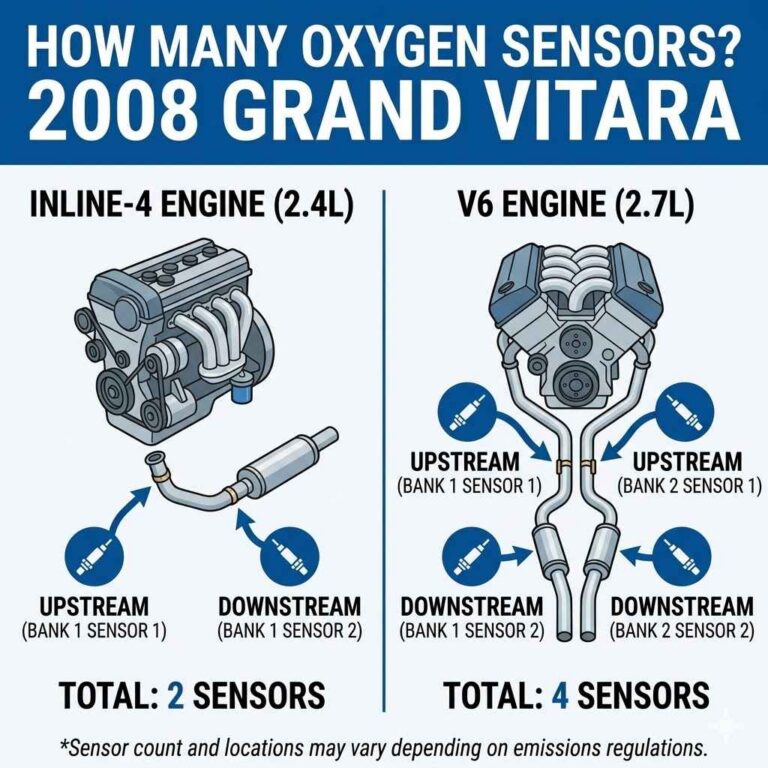How Many Oxygen Sensors 2008 Grand Vitara