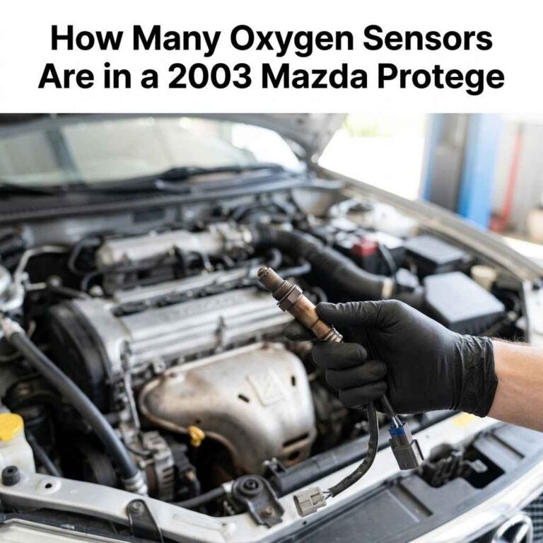 How Many Oxygen Sensors Are in a 2003 Mazda Protege
