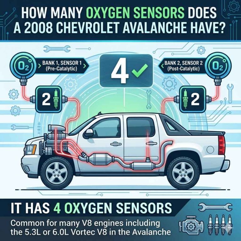 How Many Oxygen Sensors Does a 2008 Chevrolet Avalanche Have?