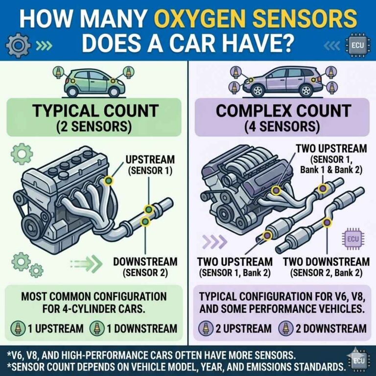How Many Oxygen Sensors Does a Car Have