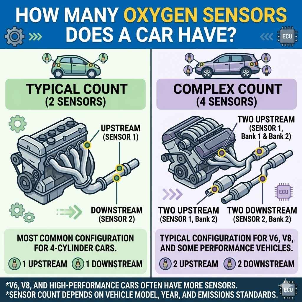 How Many Oxygen Sensors Does a Car Have