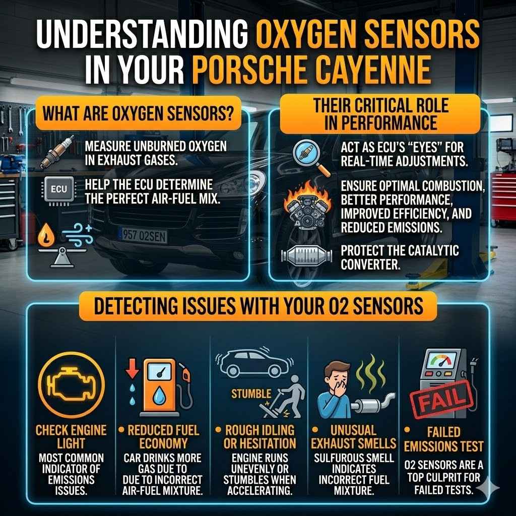 Understanding Oxygen Sensors in Your Porsche Cayenne