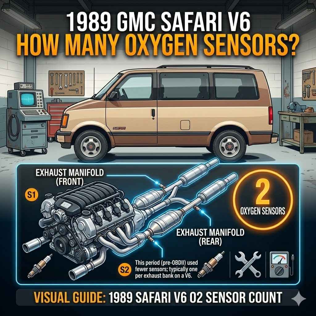 How Many Oxygen Sensors on a 1989 Safari V6