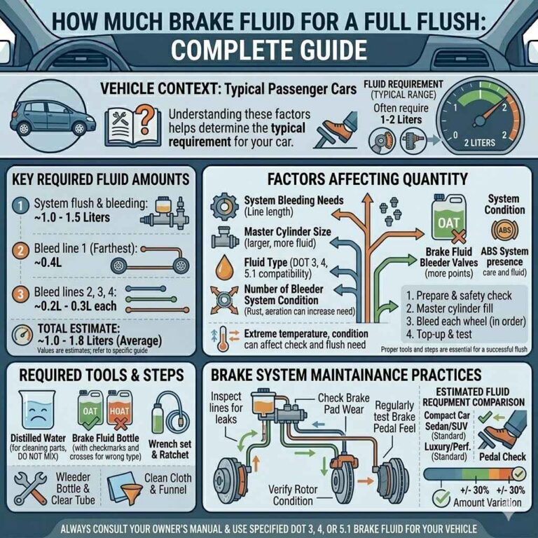 How Much Brake Fluid Is Needed for a Full Flush