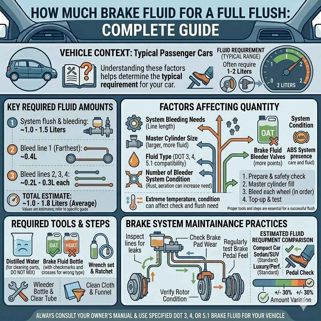 How Much Brake Fluid Is Needed for a Full Flush