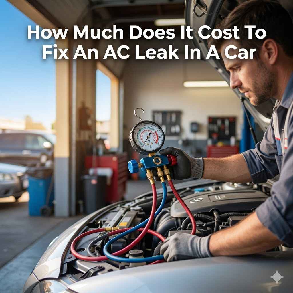 How Much Does It Cost To Fix An AC Leak In A Car