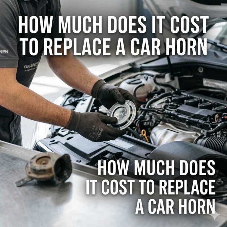 How Much Does It Cost to Replace a Car Horn