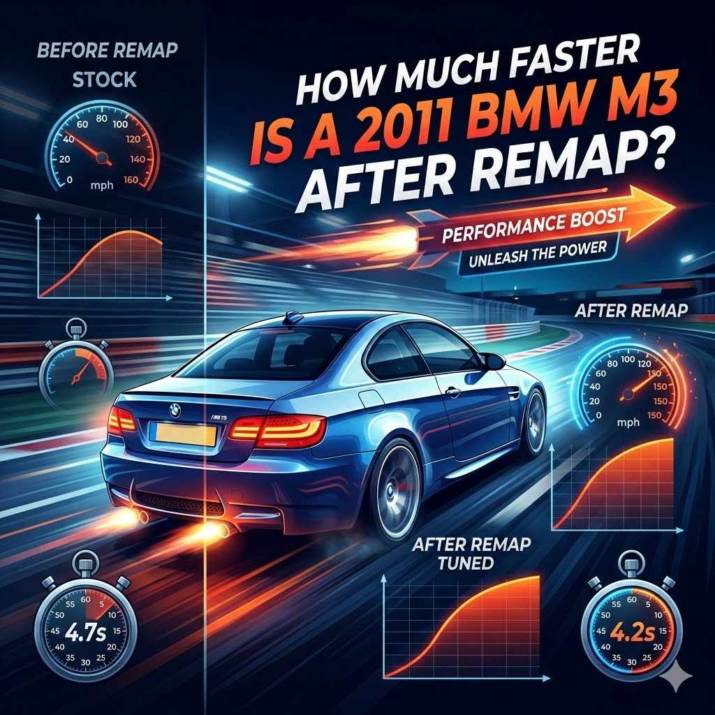 How Much Faster Is a 2011 BMW M3 After Remap