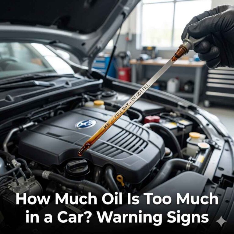 How Much Oil Is Too Much in a Car