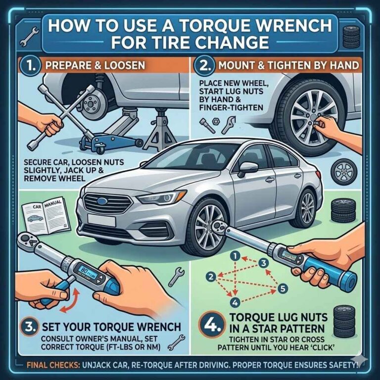 How To Use A Torque Wrench For Tire Change