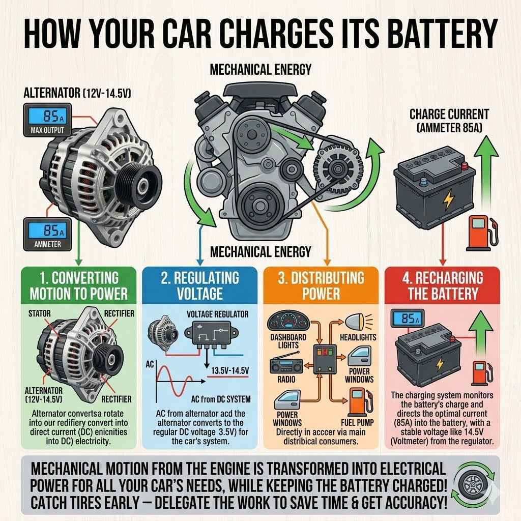 How Your Car Charges Its Battery