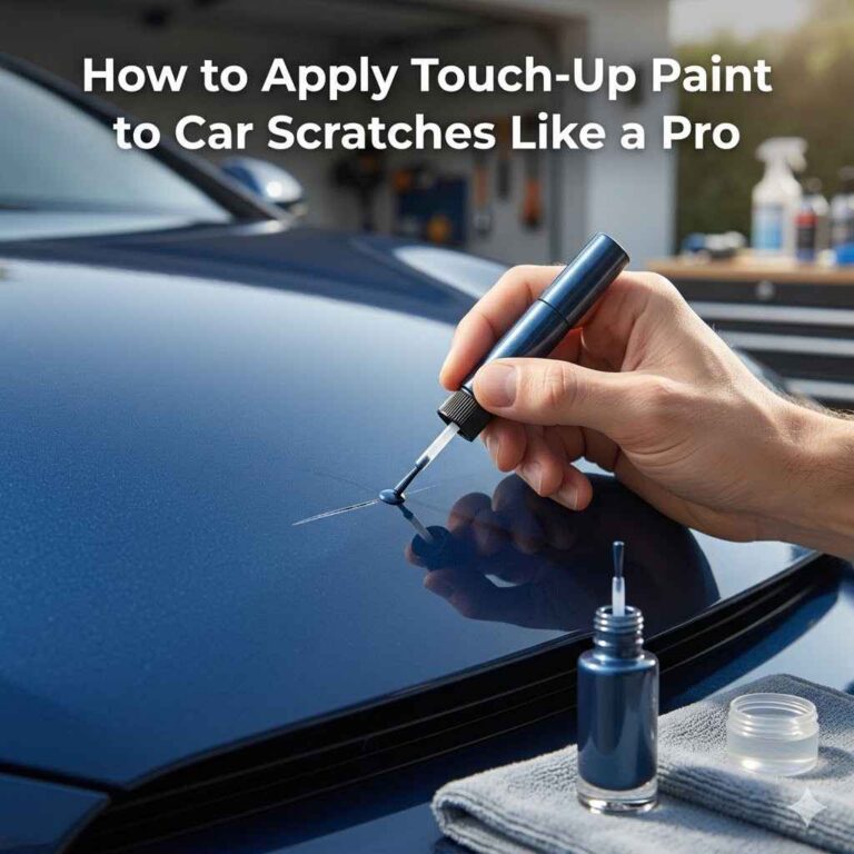 How to Apply Touch-Up Paint to Car Scratches Like a Pro
