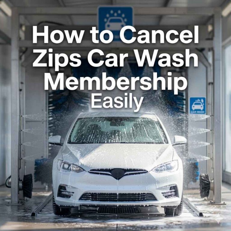 How to Cancel Zips Car Wash Membership Easily