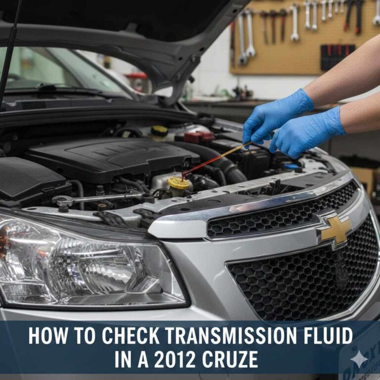 How to Check Transmission Fluid in a 2012 Cruze