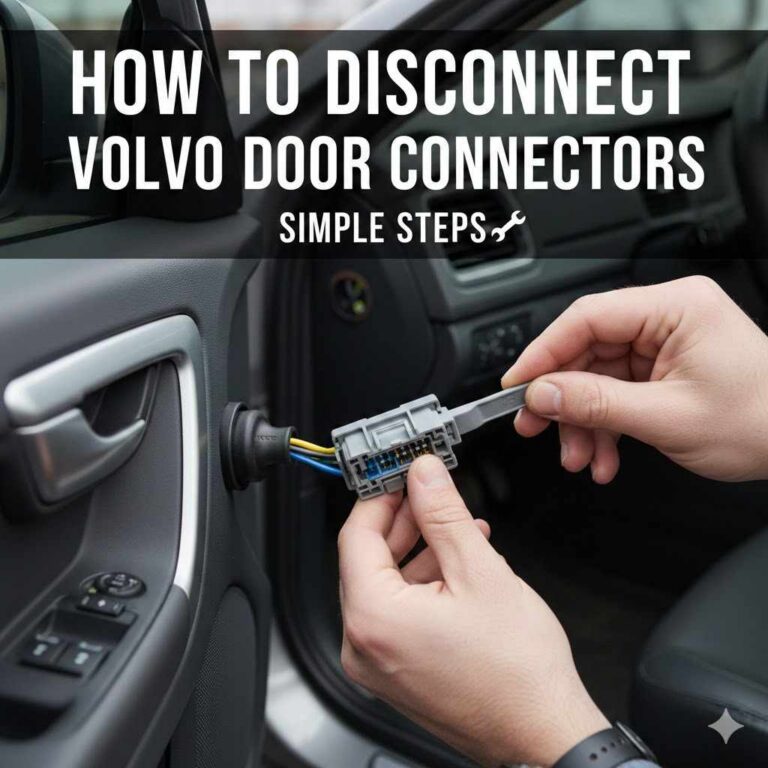How to Disconnect Volvo Door Connectors Simple Steps