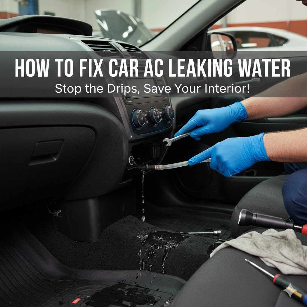 How to Fix Car AC Leaking Water Inside Your Car
