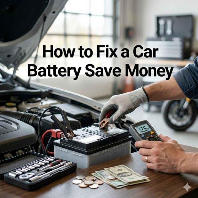 How to Fix a Car Battery Save Money