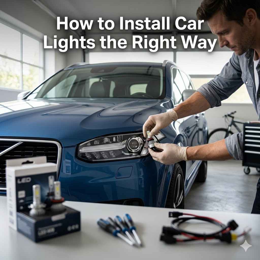 How to Install Car Lights the Right Way